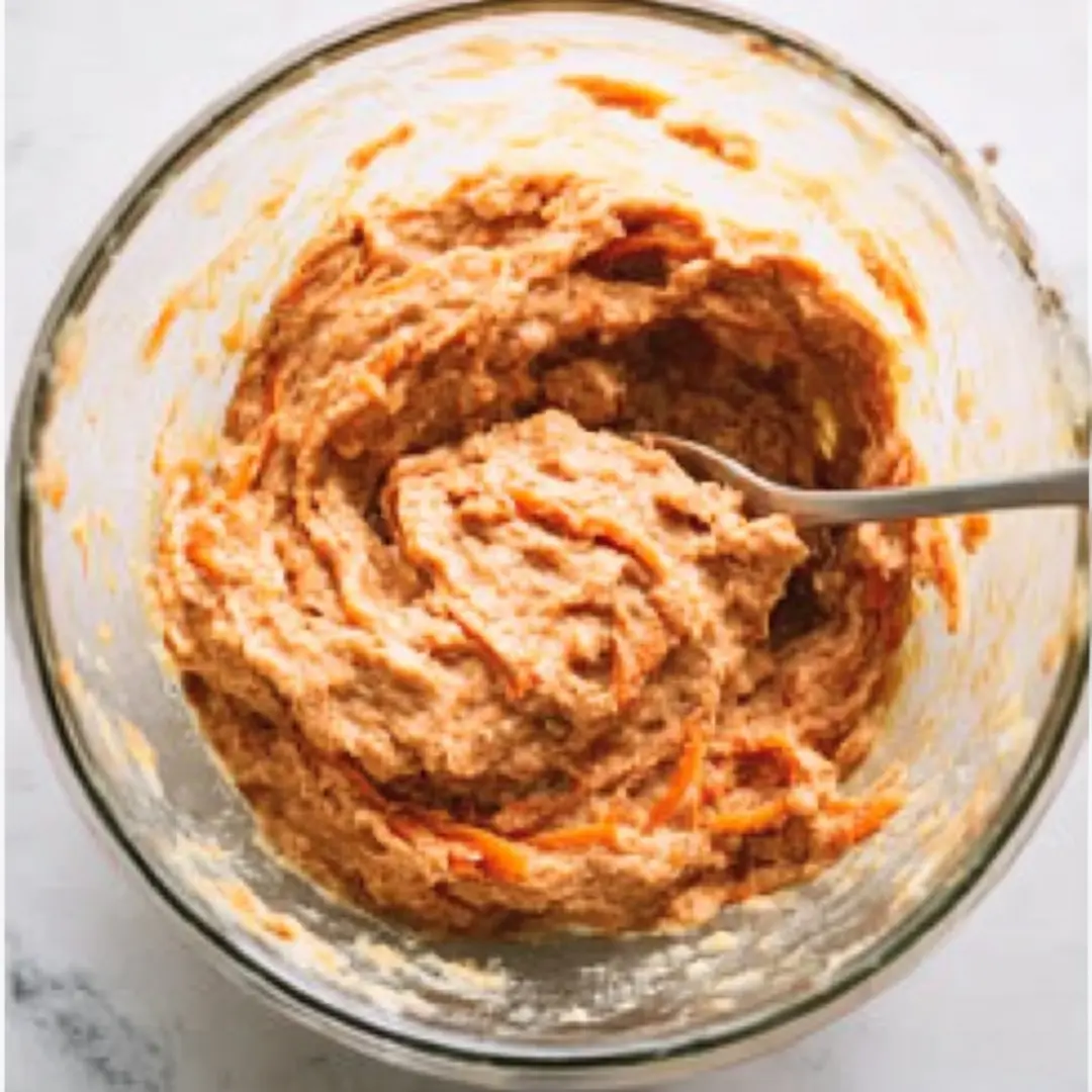 carrot-cake-cookie-dough Carrot cake cookies dough with fresh grated carrots